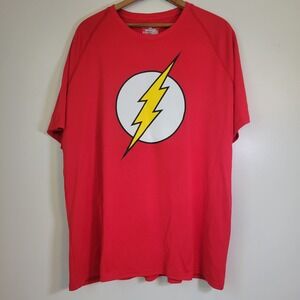 Under Armour The Flash HeatGear Shirt Mens XL Red DC Comics Alter Ego T-Shirt